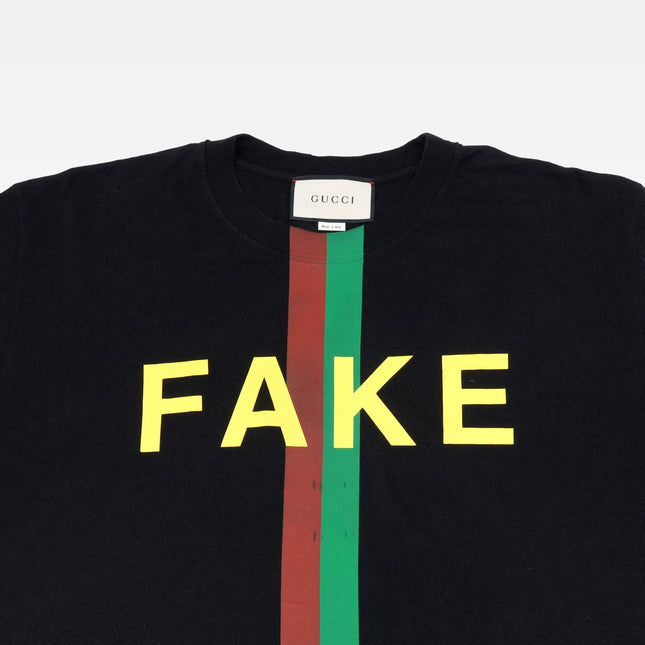 FAKE/NOT PRINT T-SHIRT 'BLACK'