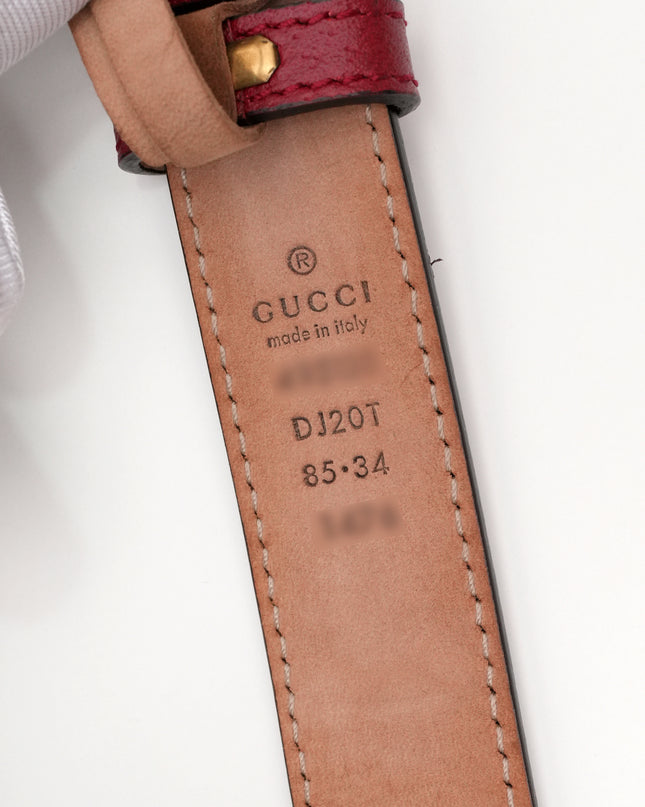 Gucci Belt Red