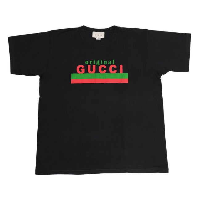 Gucci Brand T-Shirt Black