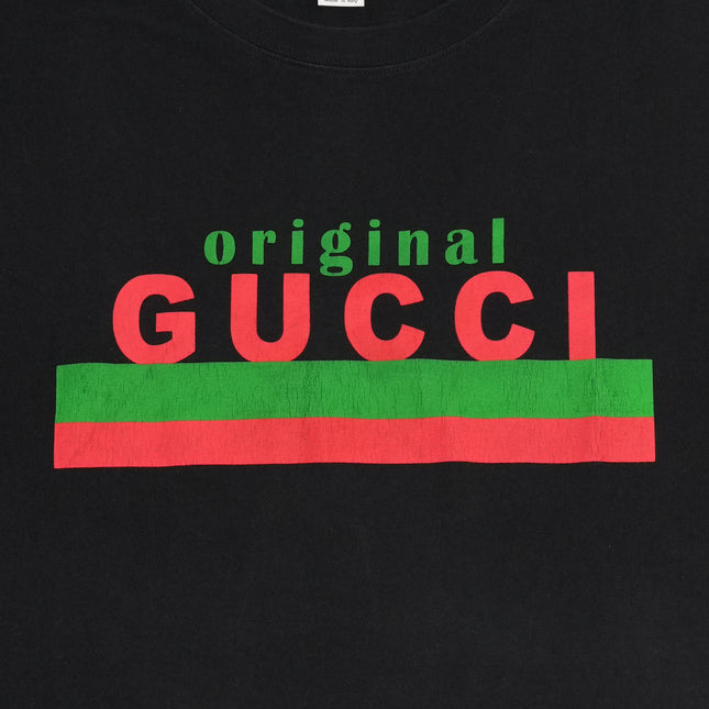 Gucci Brand T-Shirt Black