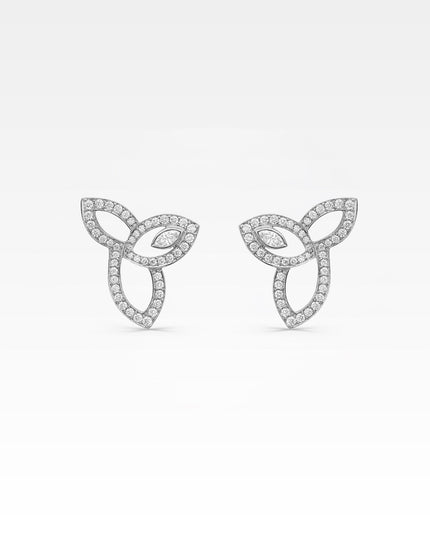 LILY CLUSTER DIAMOND EARRINGS LARGE
