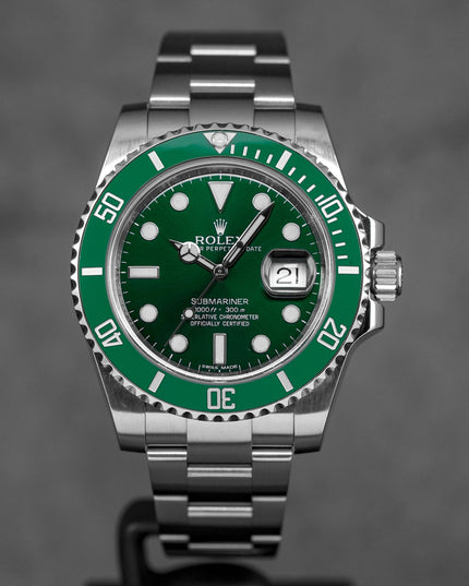 SUBMARINER DATE 40MM 'HULK' (2015)