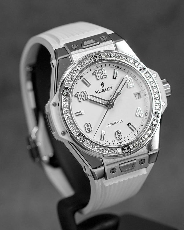BIG BANG ONE CLICK 39MM STEEL WHITE DIAMONDS (WATCH ONLY)