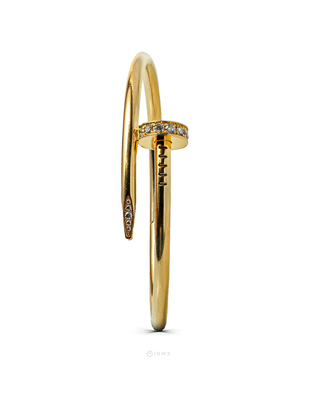 JUSTE UN CLOU BRACELET 18K YELLOWGOLD WITH 32 BRILLIANT CUT DIAMONDS (2019)