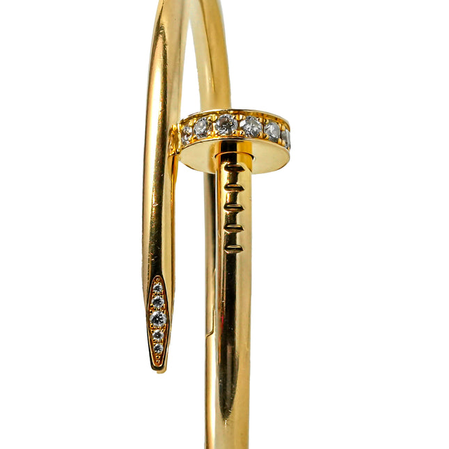 JUSTE UN CLOU BRACELET 18K YELLOWGOLD WITH 32 BRILLIANT CUT DIAMONDS (2019)
