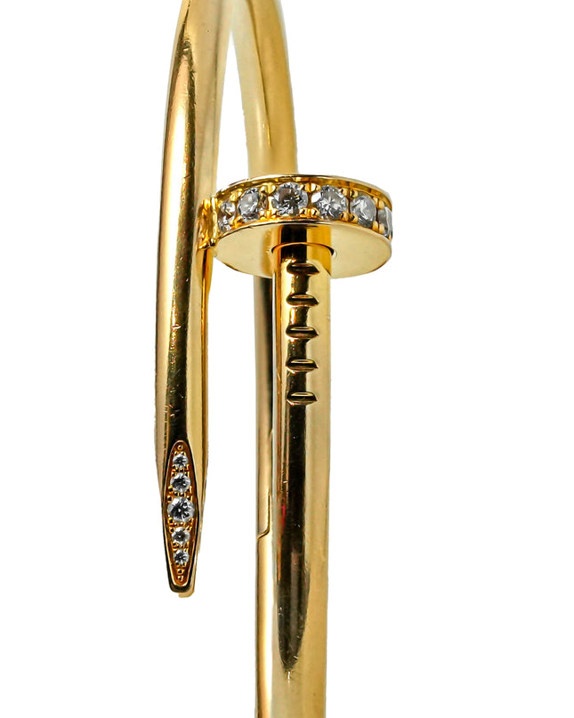 JUSTE UN CLOU BRACELET 18K YELLOWGOLD WITH 32 BRILLIANT CUT DIAMONDS (2019)