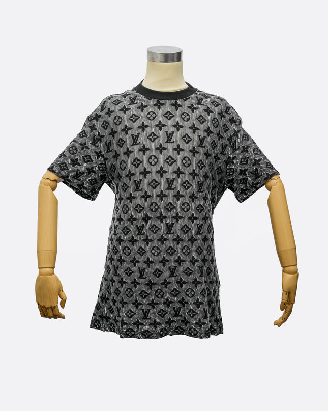 MONOGRAM 22AW T-SHIRT BLACK SIZE L