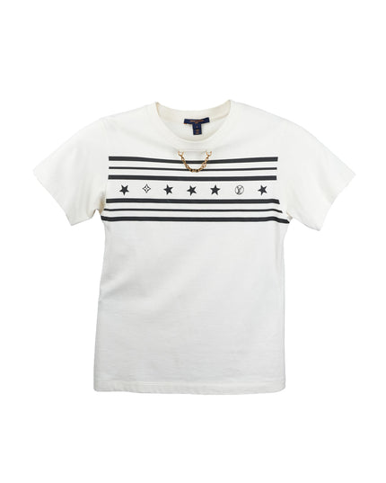 SUMMER STARDUST TWO TONE CREWNECK TSHIRT SIZE S