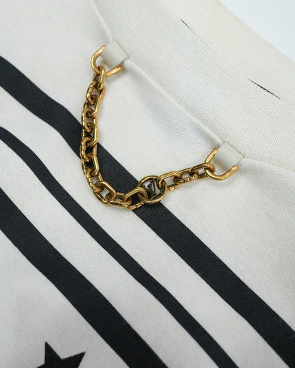 SUMMER STARDUST TWO TONE CREWNECK TSHIRT SIZE S