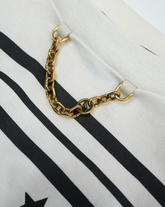 SUMMER STARDUST TWO TONE CREWNECK TSHIRT SIZE S