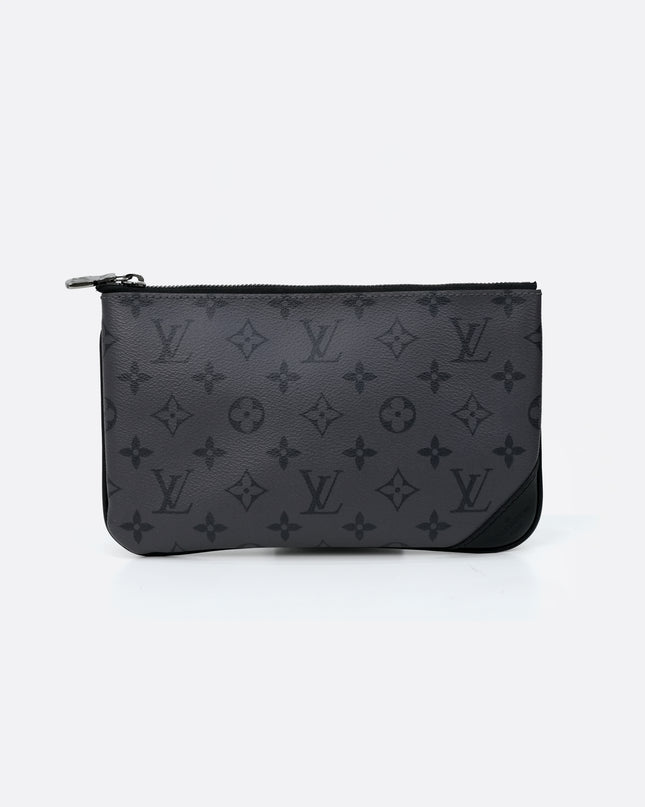MONOGRAM ECLIPSE TRIO MESSENGER BLACK
