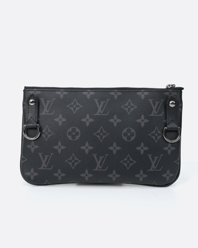 MONOGRAM ECLIPSE TRIO MESSENGER BLACK