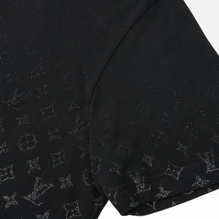 23SS COTTON T-SHIRT BLACK GRADIENT MONOGRAM