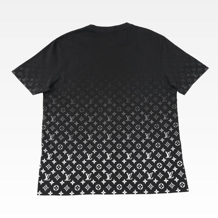 23SS COTTON T-SHIRT BLACK GRADIENT MONOGRAM
