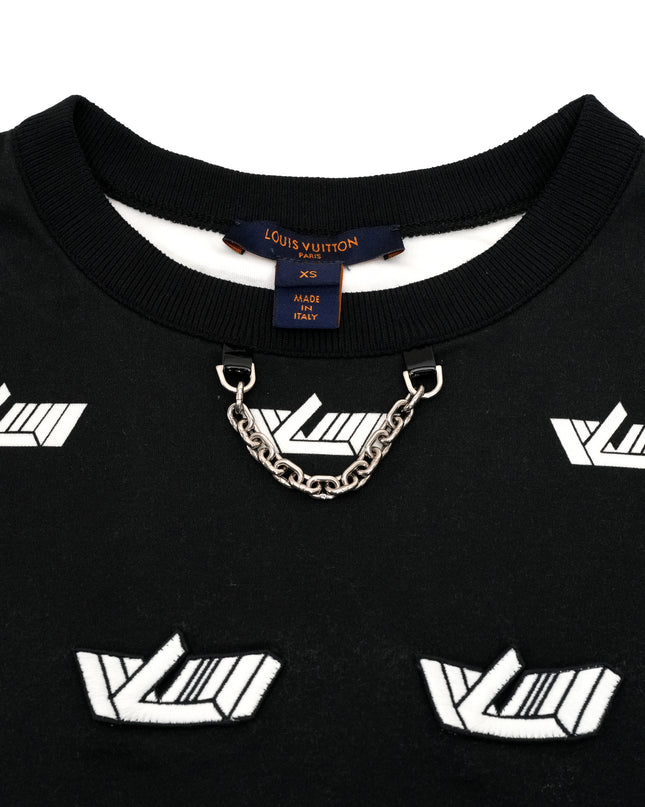22SS COTTON T-SHIRT BLACK X WHITE
