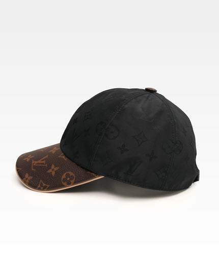 CAP LV GET READY SILK POLYESTER BLACK X BROWN
