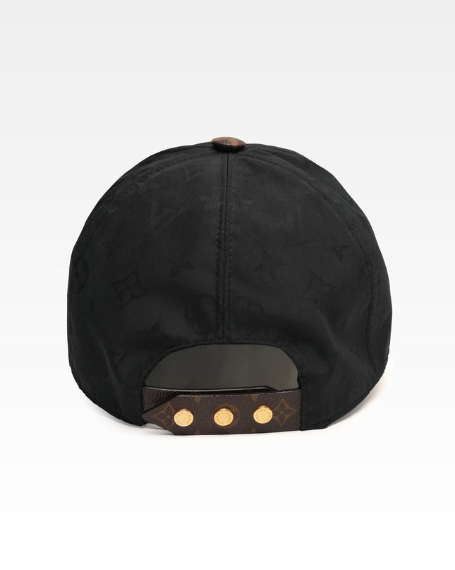 CAP LV GET READY SILK POLYESTER BLACK X BROWN