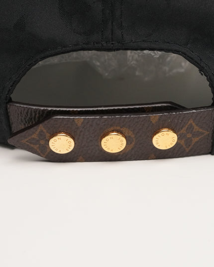 CAP LV GET READY SILK POLYESTER BLACK X BROWN