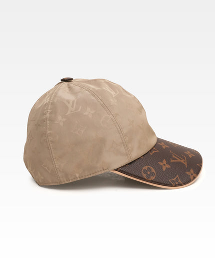 CAP LV GET READY SILK POLYESTER BEIGE X BROWN