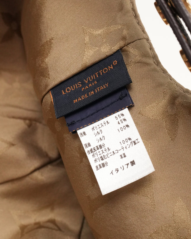 CAP LV GET READY SILK POLYESTER BEIGE X BROWN