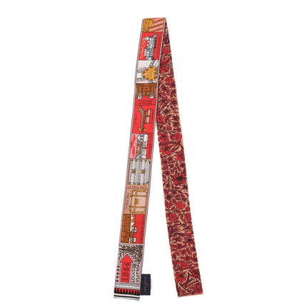 JEU DE LOUIS RED SILK BB BANDEAU SCARF