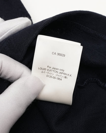 MONOGRAM POCKET T-SHIRT NAVY SIZE L