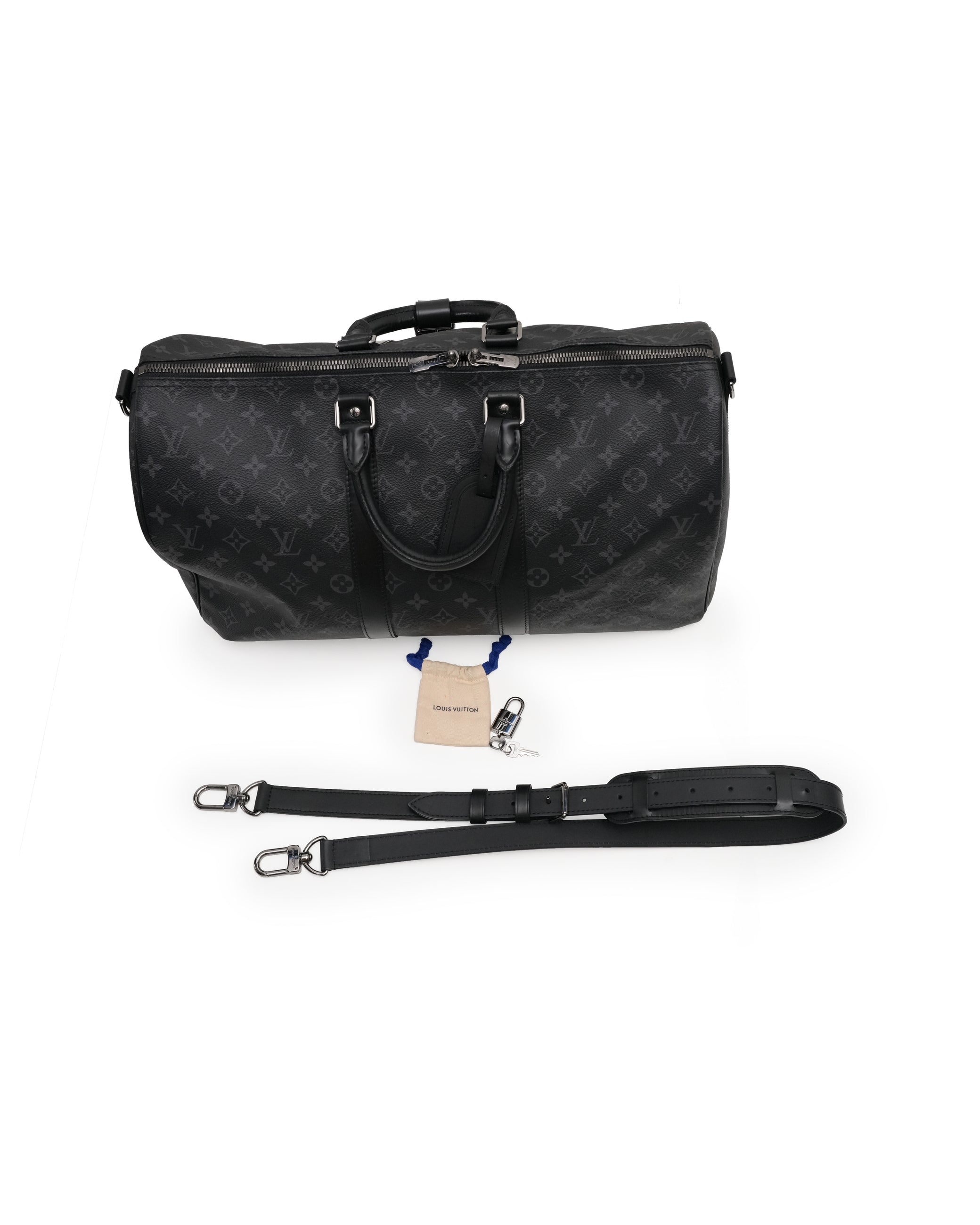 KEEPALL BANDOULIERE 45 MONOGRAM ECLIPSE - Main Image