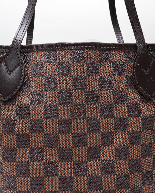 NEVERFULL MM DAMIER EBENE TOTEBAG BROWN