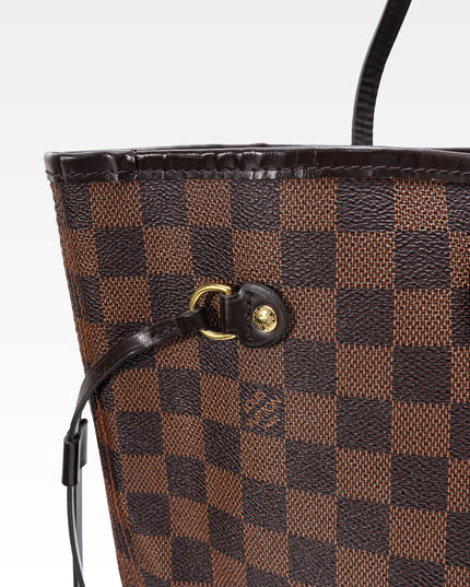 NEVERFULL MM DAMIER EBENE TOTEBAG BROWN