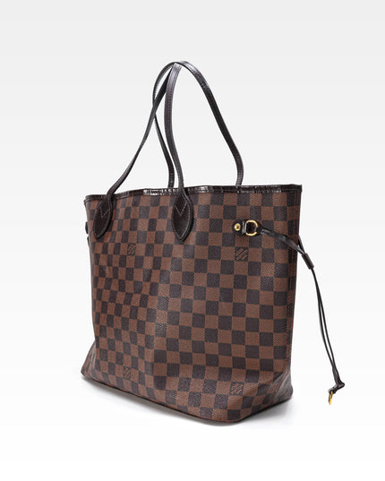 NEVERFULL MM DAMIER EBENE TOTEBAG BROWN