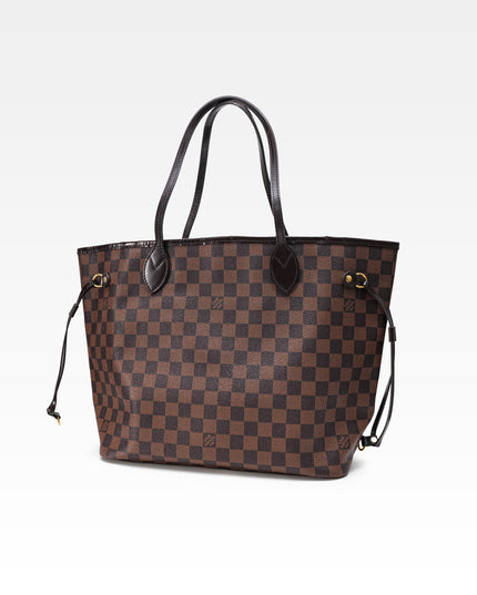 NEVERFULL MM DAMIER EBENE TOTEBAG BROWN