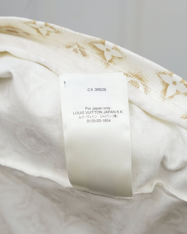 23AW COTTON T-SHIRT WHITE MONOGRAM SIZE M