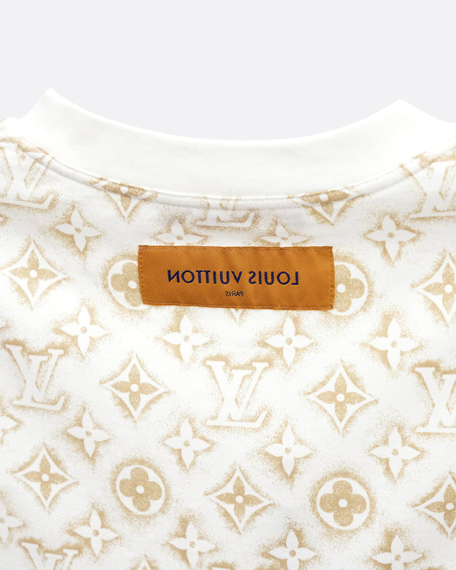 23AW COTTON T-SHIRT WHITE MONOGRAM SIZE M