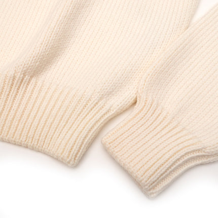 CARDIGAN WOMEN WHITE WITH BRAIDED DETAILS