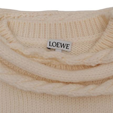 CARDIGAN WOMEN WHITE WITH BRAIDED DETAILS