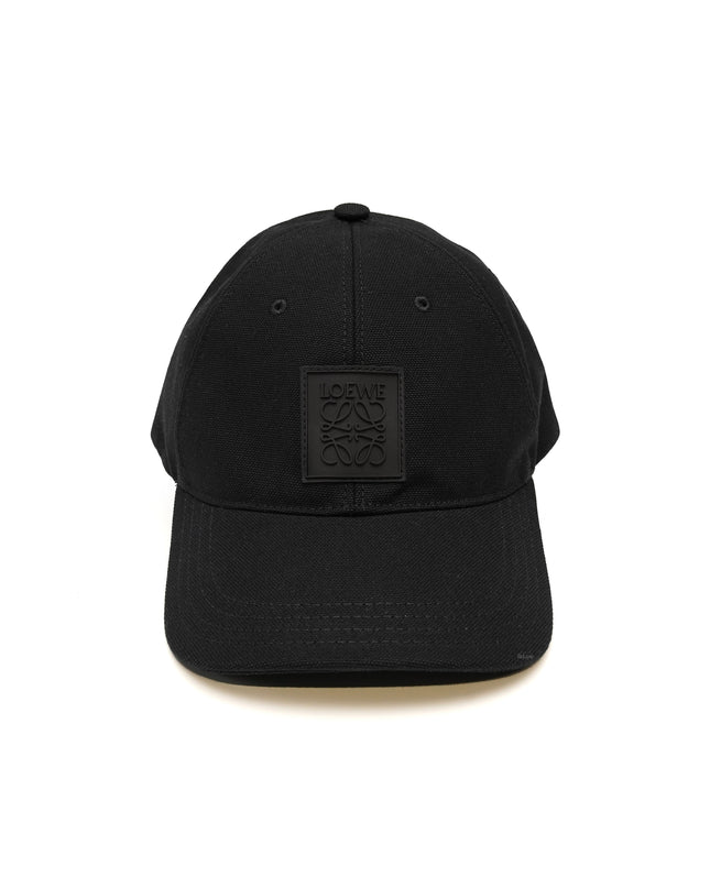 LOGO PATCH MEN'S BASEBALL CAP BLACK SIZE 59