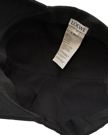 LOGO PATCH MEN'S BASEBALL CAP BLACK SIZE 59