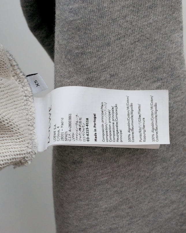 ANAGRAM COTTON HOODIE GRAY SIZE XS