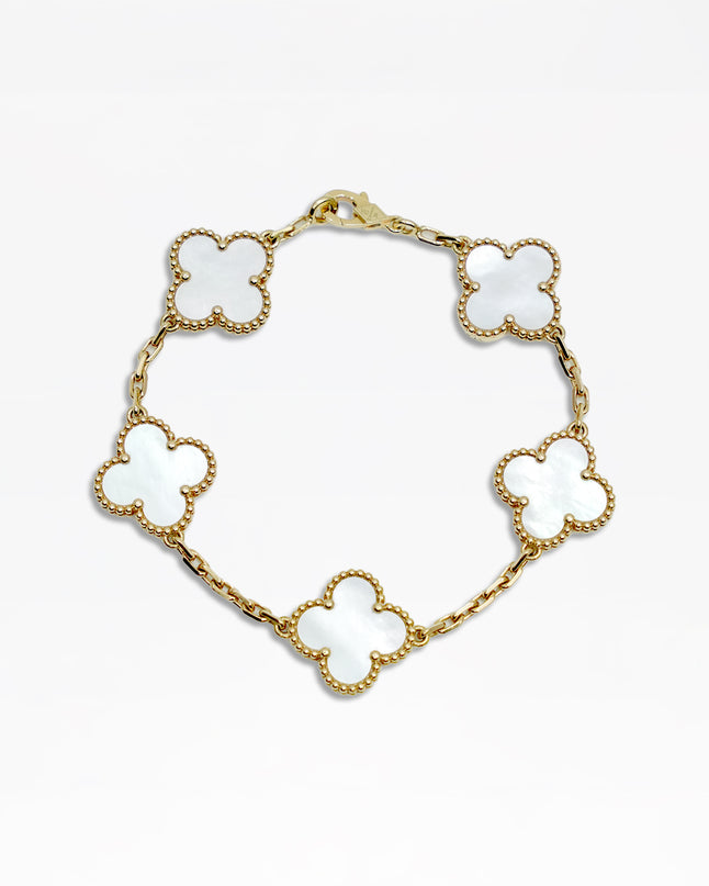 VINTAGE ALHAMBRA 5-MOTIFS MOTHER OF PEARL BRACELET (2024)