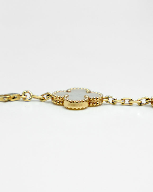 VINTAGE ALHAMBRA 5-MOTIFS MOTHER OF PEARL BRACELET (2024)