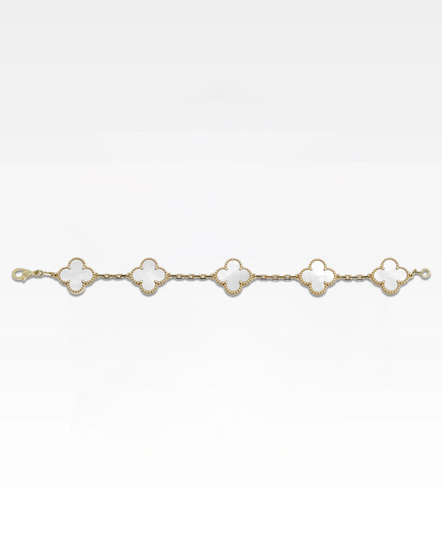 VINTAGE ALHAMBRA 5-MOTIFS MOTHER OF PEARL BRACELET (2024)