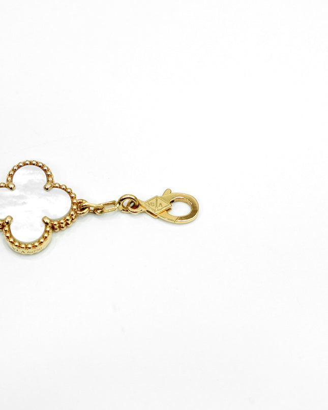 VINTAGE ALHAMBRA 5-MOTIFS MOTHER OF PEARL BRACELET (2024)