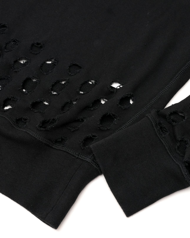 20SS SWEATER BLACK WITH PUNCH HOLE