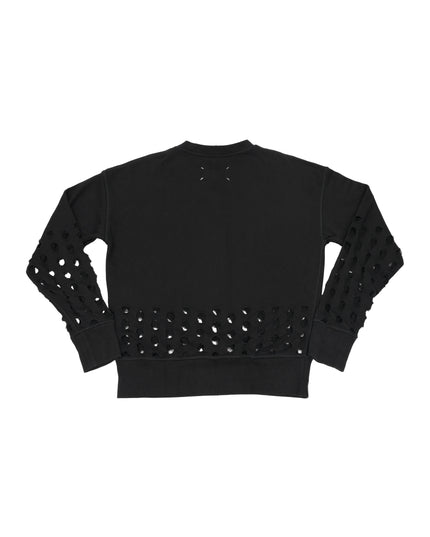 20SS SWEATER BLACK WITH PUNCH HOLE