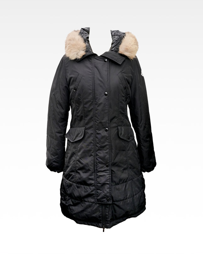 POLYESTER DOWN COAT BLACK