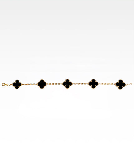 VINTAGE ALHAMBRA 5-MOTIFS ONYX BRACELET (2025)