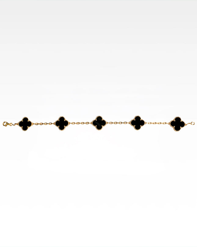 VINTAGE ALHAMBRA 5-MOTIFS ONYX BRACELET (2025)
