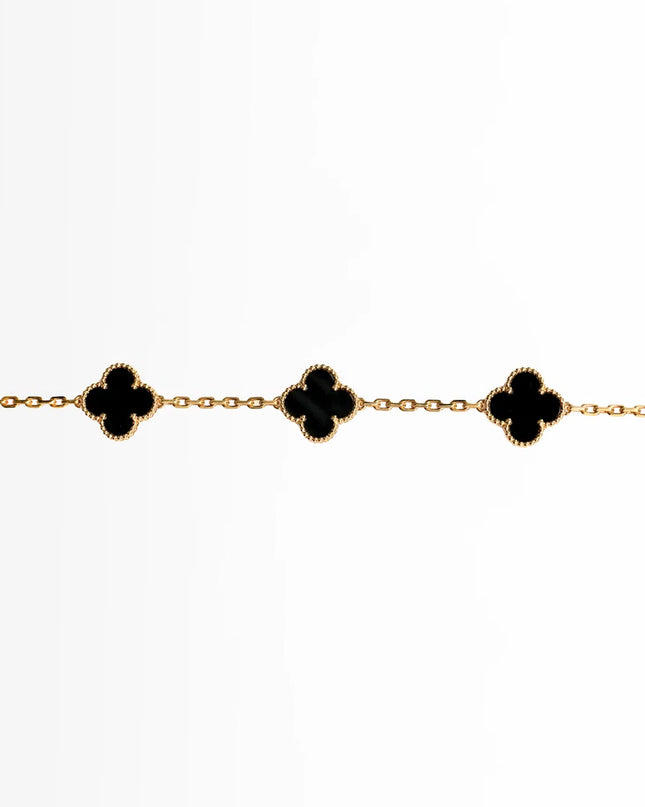 VINTAGE ALHAMBRA 5-MOTIFS ONYX BRACELET (2025)