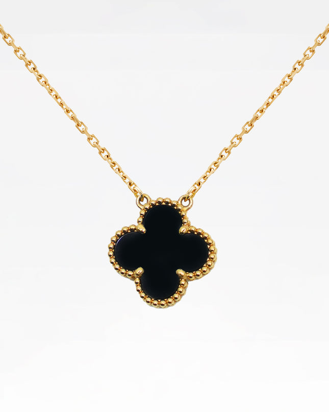 VINTAGE ALHAMBRA ONYX NECKLACE (2025)