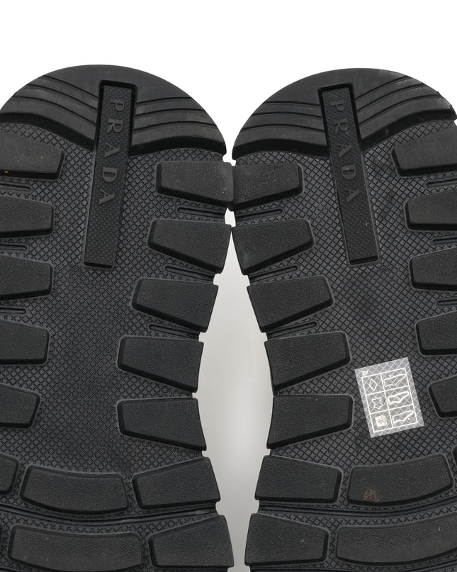 RENYLON LADIES SNEAKERS BLACK SIZE 37 WITH TRIANGLE LOGO
